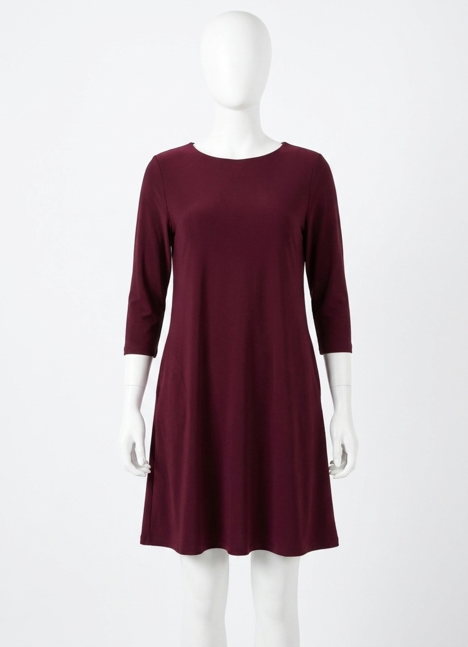 NEW SYMPLI trapeze short dress in pomegranate